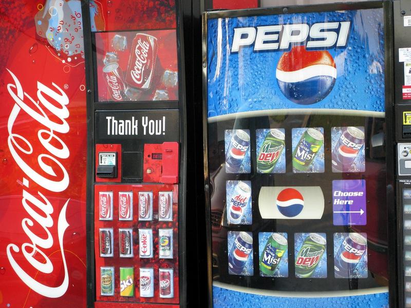 A Pepsi és a CocaCola 1 automatából? 